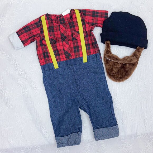 Baby Little Lumberjack Halloween Costume 18-24 mo Logger Outfit - Picture 1 of 11